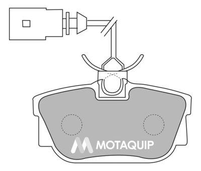 LVXL1134 MOTAQUIP Комплект тормозных колодок, дисковый тормоз