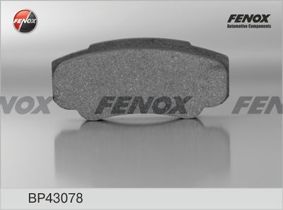 BP43078 FENOX Комплект тормозных колодок, дисковый тормоз