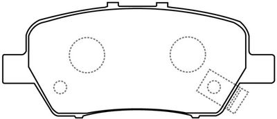 FP8188 FIT Комплект тормозных колодок, дисковый тормоз