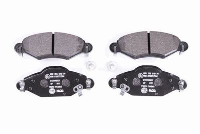 8DB355010791 HELLA PAGID Комплект тормозных колодок, дисковый тормоз