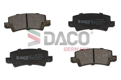 324560 DACO Germany Комплект тормозных колодок, дисковый тормоз