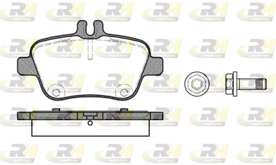 2147700 ROADHOUSE Комплект тормозных колодок, дисковый тормоз