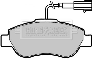 BBP2416 BORG & BECK Комплект тормозных колодок, дисковый тормоз