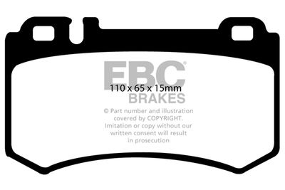 DP41490R EBC Brakes Комплект тормозных колодок, дисковый тормоз