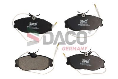 323730 DACO Germany Комплект тормозных колодок, дисковый тормоз