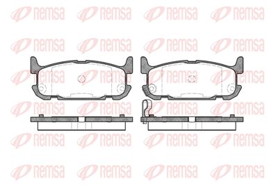 085312 REMSA Комплект тормозных колодок, дисковый тормоз