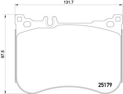 P50095 BREMBO Комплект тормозных колодок, дисковый тормоз