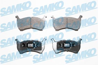 5SP371 SAMKO Комплект тормозных колодок, дисковый тормоз