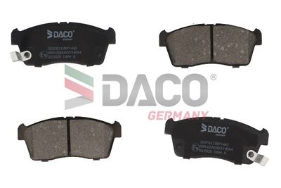 320703 DACO Germany Комплект тормозных колодок, дисковый тормоз