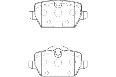 2135696 Omnicraft Комплект тормозных колодок, дисковый тормоз