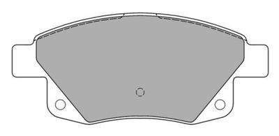 FBP1452 FREMAX Комплект тормозных колодок, дисковый тормоз