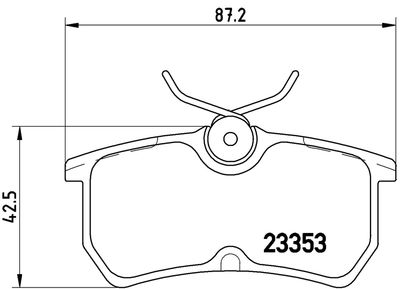 FK20072 KAISHIN Комплект тормозных колодок, дисковый тормоз