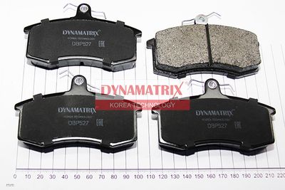 DBP527 DYNAMATRIX Комплект тормозных колодок, дисковый тормоз