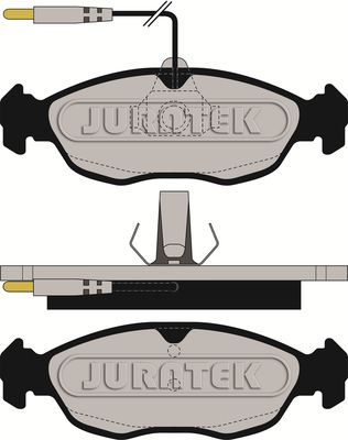 JCP876 JURATEK Комплект тормозных колодок, дисковый тормоз