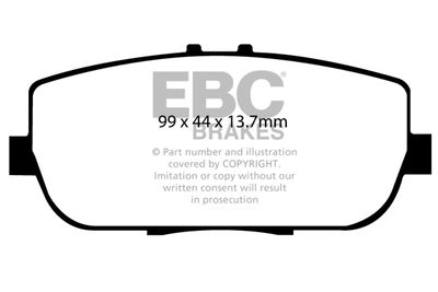 DP41775R EBC Brakes Комплект тормозных колодок, дисковый тормоз