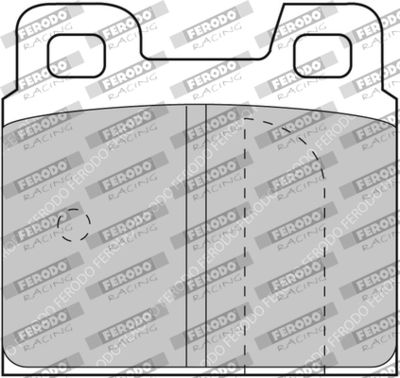 FCP93R FERODO RACING Комплект тормозных колодок, дисковый тормоз