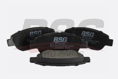 BSG85200004 BSG Комплект тормозных колодок, дисковый тормоз