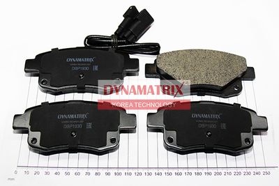DBP1930 DYNAMATRIX Комплект тормозных колодок, дисковый тормоз