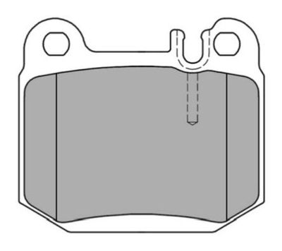 FBP1326 FREMAX Комплект тормозных колодок, дисковый тормоз