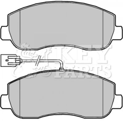 KBP2266 KEY PARTS Комплект тормозных колодок, дисковый тормоз