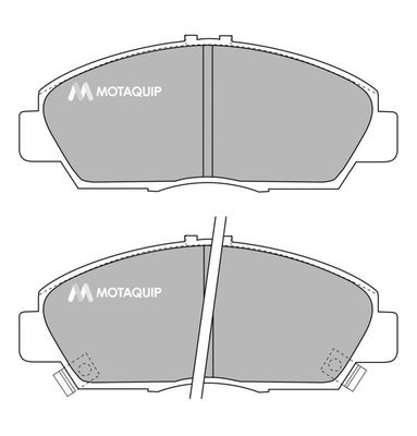 LVXL711 MOTAQUIP Комплект тормозных колодок, дисковый тормоз