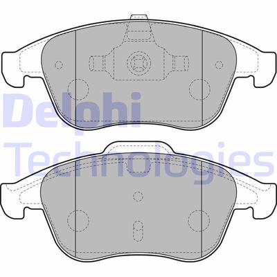 LP2181 DELPHI Комплект тормозных колодок, дисковый тормоз