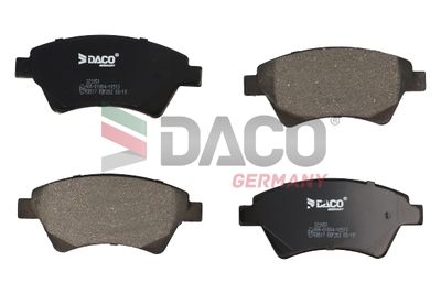 323951 DACO Germany Комплект тормозных колодок, дисковый тормоз
