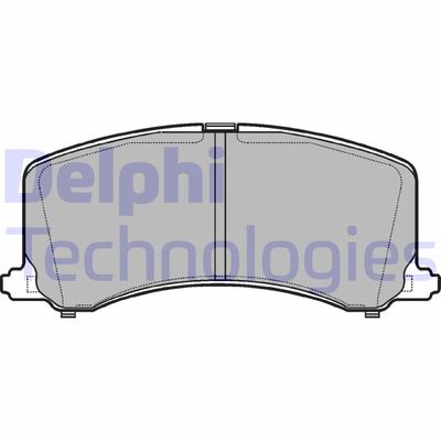 LP1014 DELPHI Комплект тормозных колодок, дисковый тормоз