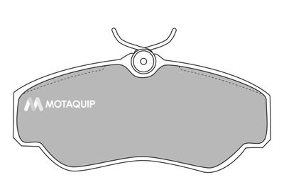 LVXL162 MOTAQUIP Комплект тормозных колодок, дисковый тормоз