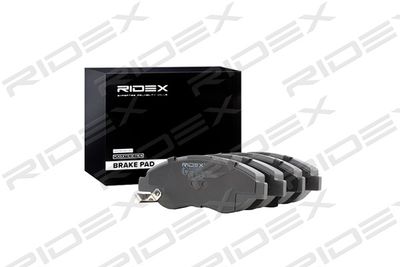 402B0620 RIDEX Комплект тормозных колодок, дисковый тормоз