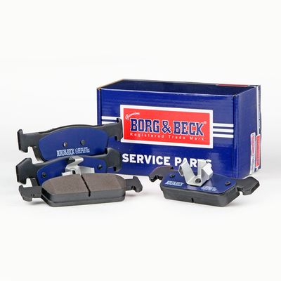BBP2408 BORG & BECK Комплект тормозных колодок, дисковый тормоз