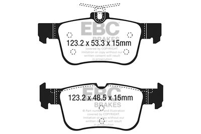 DP43047R EBC Brakes Комплект тормозных колодок, дисковый тормоз