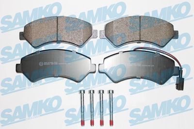 5SP1288 SAMKO Комплект тормозных колодок, дисковый тормоз