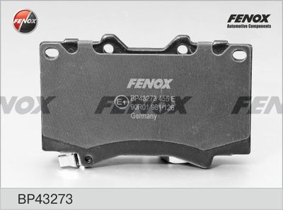 BP43273 FENOX Комплект тормозных колодок, дисковый тормоз