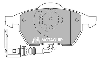 LVXL1125 MOTAQUIP Комплект тормозных колодок, дисковый тормоз