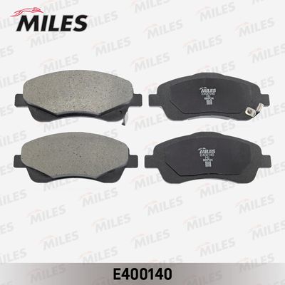 E400140 MILES Комплект тормозных колодок, дисковый тормоз