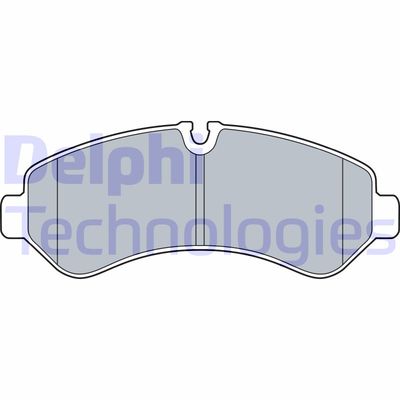 LP3548 DELPHI Комплект тормозных колодок, дисковый тормоз