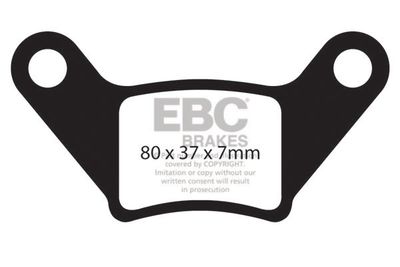 DPX2129 EBC Brakes Комплект тормозных колодок, дисковый тормоз