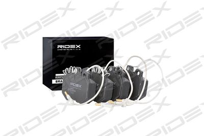 402B0708 RIDEX Комплект тормозных колодок, дисковый тормоз