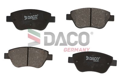 320924 DACO Germany Комплект тормозных колодок, дисковый тормоз