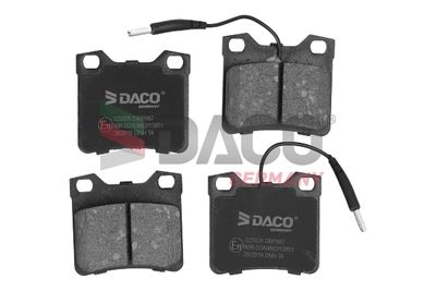 323326 DACO Germany Комплект тормозных колодок, дисковый тормоз
