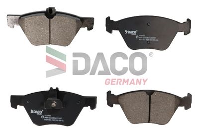 323331 DACO Germany Комплект тормозных колодок, дисковый тормоз