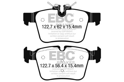 DPX2215 EBC Brakes Комплект тормозных колодок, дисковый тормоз