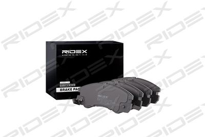 402B0187 RIDEX Комплект тормозных колодок, дисковый тормоз