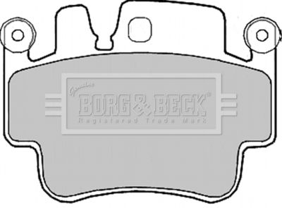 BBP2202 BORG & BECK Комплект тормозных колодок, дисковый тормоз