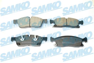 5SP2280 SAMKO Комплект тормозных колодок, дисковый тормоз
