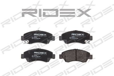 402B0081 RIDEX Комплект тормозных колодок, дисковый тормоз