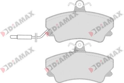 N09024 DIAMAX Комплект тормозных колодок, дисковый тормоз