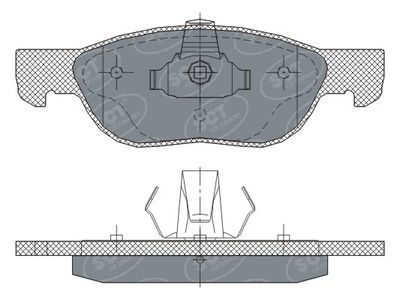 SP296PR SCT - MANNOL Комплект тормозных колодок, дисковый тормоз