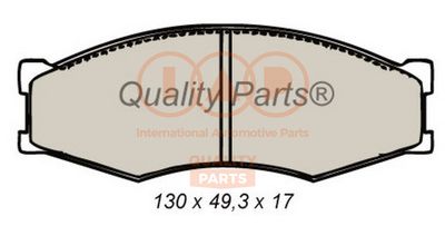 70413040 IAP QUALITY PARTS Комплект тормозных колодок, дисковый тормоз